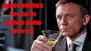 Mixed Drinks found in James Bond Movies jamesbond cocktails [upl. by Cumings]