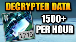 New Fastest Decrypted Data Farm  1500 Per Hour Solo [upl. by Eeryk]