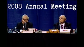 2008 Berkshire Hathaway Annual Meeting Full Version [upl. by Coveney]