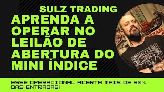 Aprenda a operar no leilão de abertura do mini índice com taxa de acerto acima dos 90 [upl. by Kumler310]