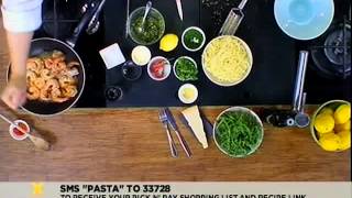 Pick n Pay  Linguine with prawns lemon cream and gremolata 1382013 [upl. by Akilegna]