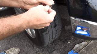 How to Fix a Flat Tire  Nail or Screw removal [upl. by Dorree608]