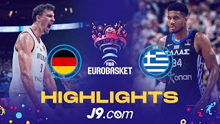 Germany 🇩🇪  Greece 🇬🇷  QuarterFinal  Game Highlights  FIBA EuroBasket 2022 [upl. by Rowe74]