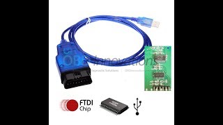 KKL OBD2 USB Cable Windows USB Serial Port Driver Setup [upl. by Pathe]