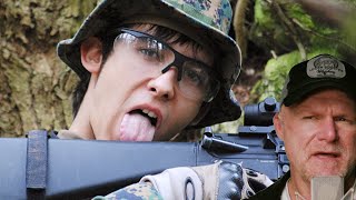 BESTWORST of AIRSOFT Fails Fights Cheaters Marine Reacts [upl. by Burnside]