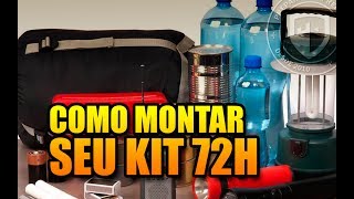 COMO MONTAR UM KIT PARA EMERGENCIAS  SOBREVIVENCIALISMO [upl. by Havelock]