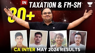 CA Intermediate Taxation FM amp SM Topper Interview  CA Intermediate May 2024 Results  LIVE 🔴 [upl. by Marius405]