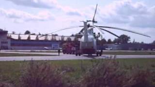 Der grösste Hubschrauber der Welt in Eggenfelden  Abschleppen der MIL MI 26 [upl. by Alliber980]