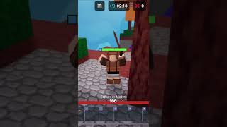 Playing bedwars for first time [upl. by Eeniffar]