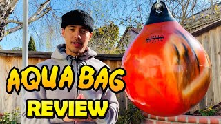 AQUA PUNCHING BAG HONEST REVIEW  DEMO 18quot 120 lb 🔥💧 [upl. by Picardi]