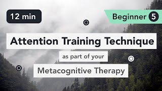 Attention Training Technique ATT in Metacognitive Therapy Beginner 5 [upl. by Loss]