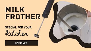 Everich ODM Milk Frother VS Other milkfrother chinesesupplier [upl. by Fernande]