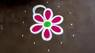 New year 2024rangolibeautifulrangoli🥀new year kolam🥀pongalrangolicolourrangoligokulramya kolangal [upl. by Aneekas968]