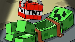 The Story of Minecrafts First Creeper Cartoon Animation [upl. by Hoxsie666]