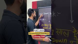 Chromosomal Disorders Learning Trick CUET STUDY CAPITAL biology cuet2025 cuet2025preparation [upl. by Bryant]