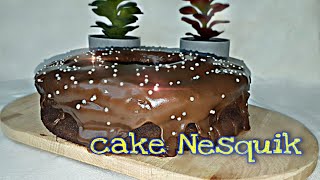 La recette inratable du gâteau au Nesquik كيكة نيسكويك بمكونين سريان و صوص رائعة [upl. by Iand]