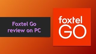 Foxtel Go review on PC [upl. by Ragouzis229]