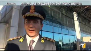 Alitalia la truffa dei piloti col doppio stipendio [upl. by Nitsuga809]