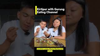 Kirtipur Food Hunt with Gurung Eating Channel  Location  Jyapu Momo Restaurant Panga  Part3 [upl. by Carilyn186]