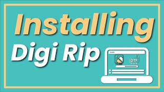 DTF Station DigiRip  How to Install DigiRip [upl. by Ocnarf]