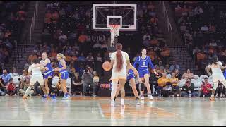 Ruby Whitehorn scores Tennessee Lady Volunteers Basketball vs Middle Tennessee Blue Raiders [upl. by Hagile]