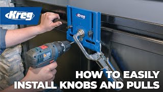 Cabinet Hardware Jig  Easily Install Cabinet Knobs and Pulls [upl. by Ayikan]