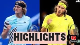 quotZverev vs Tsitsipas 2024 Paris Masters QuarterFinal Recap amp Highlightsquot [upl. by Acirtap992]