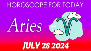 Aries ♈️ 🔴 This news WILL SHOCK YOU 🥺🔴ARIES Horoscope for today JULY 28 2024 ♈️ love horoscope [upl. by Quita]