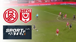 Hallescher FC verliert hochdramatisch bei RotWeiss Essen  Sport im Osten  MDR [upl. by Burdett]