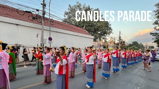 LOY KRATHONG YI PENG FESTIVAL 2023  CHIANG MAI  THAILAND  EP1 CANDLES PARADE [upl. by Imef]