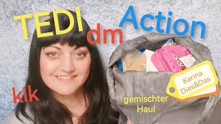 gemischter Haul Tedi dm Action Kik November 2024 tedi dm action [upl. by Nakre]