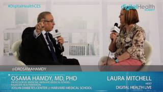 Dr Osama Hamdy Joslin Diabetes Center Interview  2017 Digital Health amp Fitness LIVE [upl. by Hessney367]