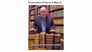 Christian Man telling Quran is fully preserved while Bible is changed [upl. by Uon]