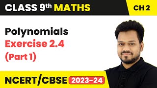 Polynomials  Exercise 24 Part 1  Class 9 Maths Chapter 2 [upl. by Wakeen]