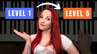 5 Levels of Pop Piano Patterns [upl. by Gilles]