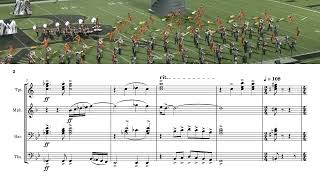 Carolina Crown 2024 Opener Brass Transcription Pie Recipe [upl. by Roath]