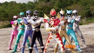 Dino Super Charge  Dino Victory Final Strike 2 AquaGraphite Rangers  Power Rangers Official [upl. by Anawal278]