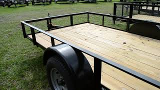 6x10 PJ Trailers  Utility Trailer [upl. by Raman]