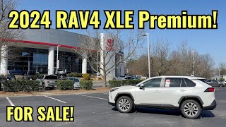 2024 RAV4 XLE Premium in Wind Chill Pearl [upl. by Mcloughlin]