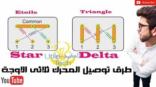 درس مهم جدا عن كيفية معرفة تركيب المحرك الكهربائي مثلثي ام نجمي couplage étoile ou triangle [upl. by Alket835]