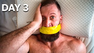 I Taped My Mouth Shut For 30 DAYS [upl. by Ardnasxela]