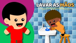 LAVAR AS MÃOS  Animadinhos Música Infantil Educativa [upl. by Lucas]