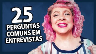 ENTREVISTA DE EMPREGO EM INGLÊS  25 perguntas mais comuns [upl. by Bliss]