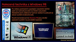 Nalezená stará výpočetní technika s Windows 98 [upl. by Nittirb65]