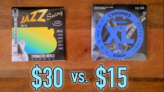 Are These Guitar Strings Worth 30 A Flatwound Comparison [upl. by Er]