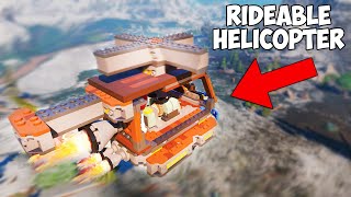 First Rideable HELICOPTER in LEGO Fortnite 🚁 [upl. by Ecirtra]