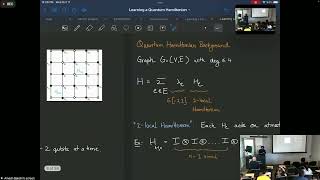 Ainesh Bakshi Learning Quantum Hamiltonians at Any Temperature in Polynomial Time [upl. by Warp]