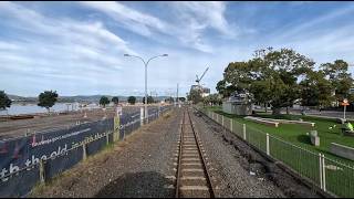 Tauranga to Mt Maunganui  NZ Rail Cab View Real Time [upl. by Enelie645]