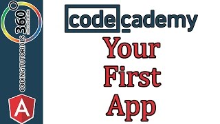 Your First App AngularJS Codecademy [upl. by Esital157]