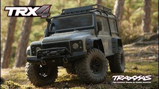 Traxxas TRX4 scale 110 Land Rover Defender [upl. by Ailem]